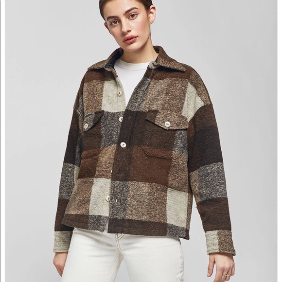 *SOLD*😍Anine Bing Bobbi Flannel Jacket - Picture 4 of 4